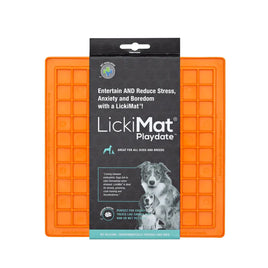 LickiMat - Playdate Classic - Orange - 20cm