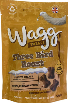 Wagg - Dancers Three Bird Roast treats - 500g
