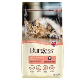 Burgess - Supa Adult Dry Cat Food - Scottish Salmon -1.5kg