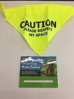 Ancol - Warning (Respect My Space) Bandana - Yellow - M/L
