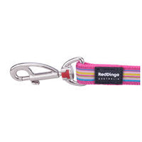 Red Dingo - Stripe Dog Lead - Hot Pink - Medium (2 x 120cm)