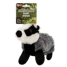 Animal Instincts - Barry Badger Plush Dog Toy - Small
