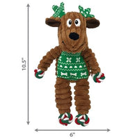 Kong - Holiday Floppy Knots Reindeer - med