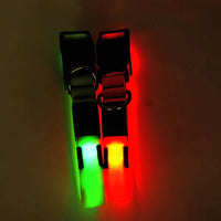 Makauri - LED Flashing Collar - Orange - Medium (41 - 51cm)