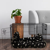 Dream Paws - Water Resistant Canvas Dog Print Mattress - Large