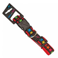 Hem & Boo - Stars MultiColour & Black Adjustable Collar