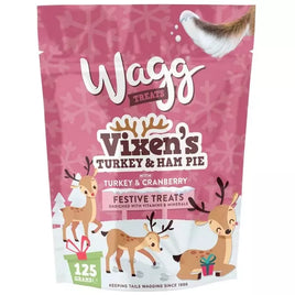Wagg - Vixens Festive Treats - Turkey & Ham Pie - 500g