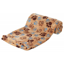 Trixie - Laslo Dog Blanket With Paw Design - Beige - 150 x 100cm