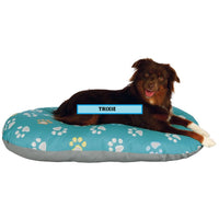 Trixie - Jimmy cushion - Turquoise & Grey - 50 × 35 cm