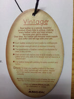 Ancol - Round Leather Training Lead - 2m