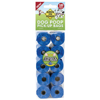 Bags on Board - Strong, Leak Proof Dog Poop Pick-up Bags - Blue (140 Bags)