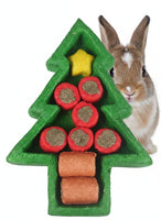 Rosewood - Comet & Cupid, Edible Christmas Puzzle Tree For Small Animals