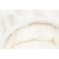 Trixie - Nelli cuddly sack, White/Taupe - 34×23×55cm