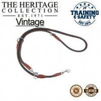 Ancol - Round Leather Training Lead - 2m