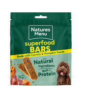 Natures Menu - Superfood Bars, Duck With Carrot & Pumpkin Seeds - 70G