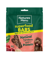 Natures Menu - Superfood Bars Beef With Spinach & Quinoa - 70G