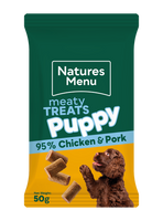 Natures Menu - Meaty Treats Puppy, Chicken & Pork - 50g