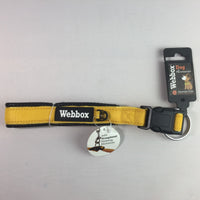 Webbox - Adjustable Dog Collar - Gold