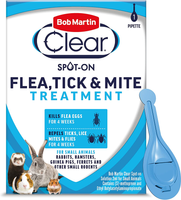Bob Martin - Small Animal Spot-On Flea Tick & Mite Treatment
