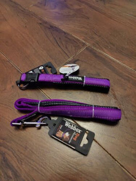 Webbox - Nylon Dog Collar - Purple - Medium