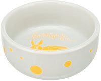 Trixie - Spotlight Comic Rabbits Ceramic Bowl - 250 ml (11 cm)