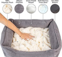 PetFusion - Cuddler Dog Bed - 25x21 Inch