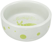 Trixie - Spotlight Comic Rabbits Ceramic Bowl - 250 ml (11 cm)