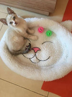 Trixie - Mijou Cuddly Bed - Cats Face - 48 x 37cm