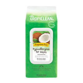 TropiClean - Hypoallergenic Cleaning & Deodorising Pet Wipes
