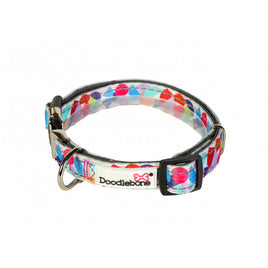 Doodlebone - Padded Pattern Collar - Abstract - Size 6-11