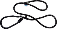 Hem & Boo - Mountain Rope Slip Lead - 1/2" x 60" (1.2 x 150cm) - Purple/Reflective