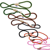 Dog & Co - Supersoft Rope Slip Lead - 8mm X 150cm (60") - Green