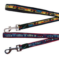 Hem & Boo - Campervan Lead - Blue - Large (1" x 48")