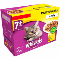 Whiskas - Poultry In Jelly 7+ 100g - 12 Pack