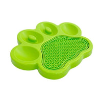 PAW - 2-in-1 Slow Feeder & Lick Pad - Green