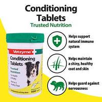 Vetzyme - Conditioning Suppliment for Dogs - 100 Tablets