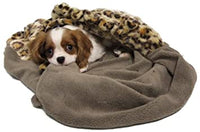 Snuggle Pet Products - 3 in 1 Pocket Bed - Leopard - 68 x 48cm