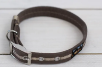 Oscar & Hooch - Dog Collar - Cafe Noir Brown - Extra Large
