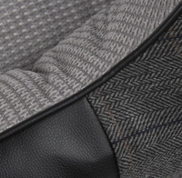 Scruffs - Windsor Charcoal Dog Bed - Large (75 x 60cm / 29.5" x 24")