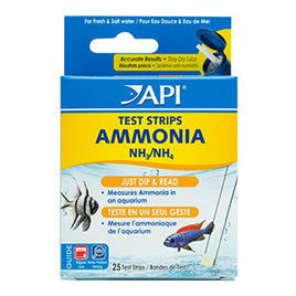 API - Ammonia Test Strips - 25 Pack