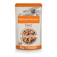 Natures Variety - Original Pate for Mini Adult Dog - Multipack (Turkey, Beef, Chicken) - 150g pouches (8 Pack)