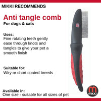 Mikki - All tangled up - Anti Tangle Comb - for Coarse Coats
