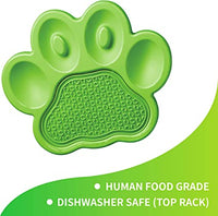 PAW - 2-in-1 Slow Feeder & Lick Pad - Green