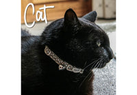Ancol - Reflective Gloss Cat Collar - Silver Heart