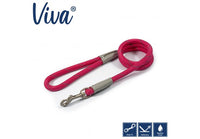 Ancol - Viva Nylon Reflective Rope Snap Lead - Red - 107cm x 10mm (Max 30kg)