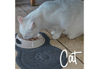 Ancol - Feeding Placemat - Cats Paw - Pink