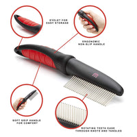 Mikki - All tangled up - Anti Tangle Comb - for Coarse Coats