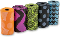 Bags on Board - Poop Pick-up Bags - Patterned - 140 Bags