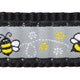 Red Dingo - Black Bumble Bee Dog Collar - Large
