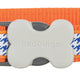 Red Dingo - Orange DogTooth (Fang-It) Dog Collar - X Small